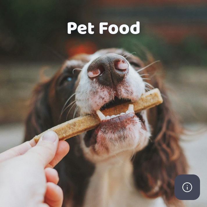 We do pet food